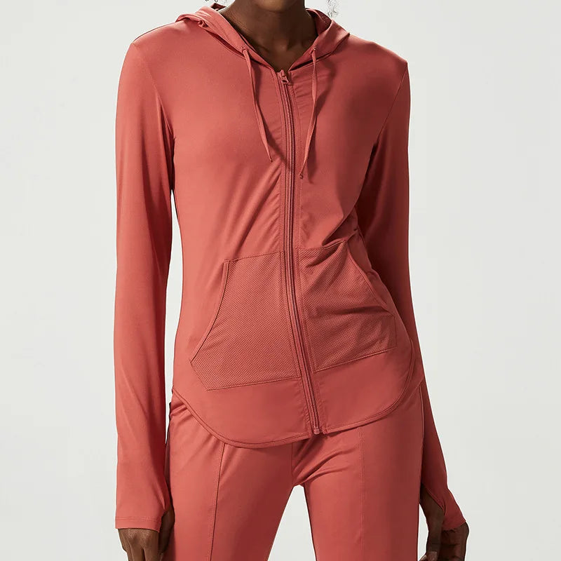 Salmon Colored Running Jacket